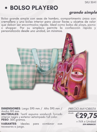 Bolso playa