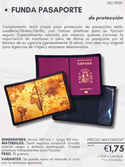 Funda pasaporte